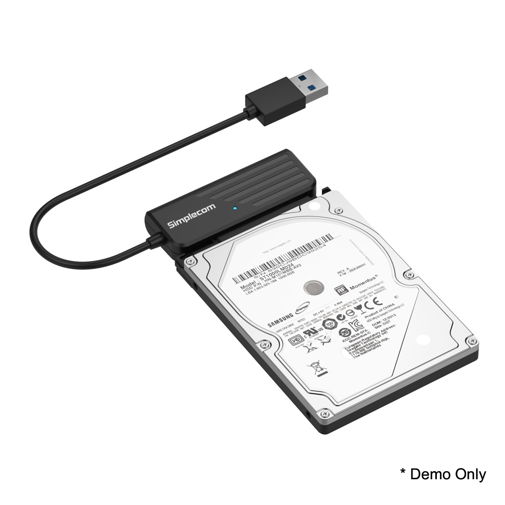 Simplecom SA205 Compact USB 3.0 to SATA Adapter Cable Converter for 2.5" SSD/HDD view 3